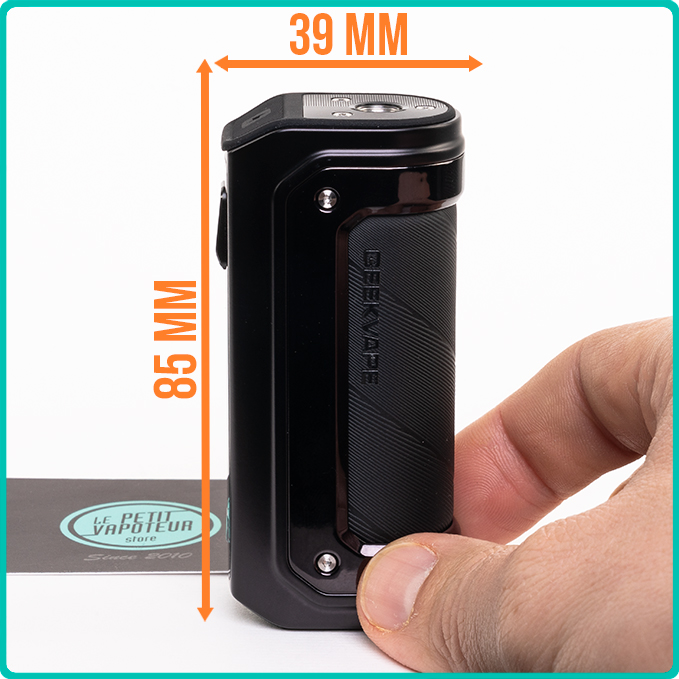 Dimensions de la Box Aegis Mini 5 Geekvape
